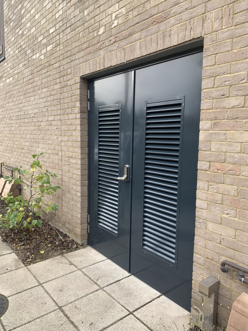 ABC Maintenance New Steel Bin Doors Brooks Security